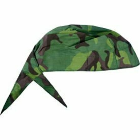 OCCUNOMIX Deluxe Tie Hat With Elastic Rear Band Jungle Flage, 12 Pack,  TN6-JFL